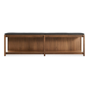 Open Plan Bench Pad in Maharam Meld in Panda - Angle 1