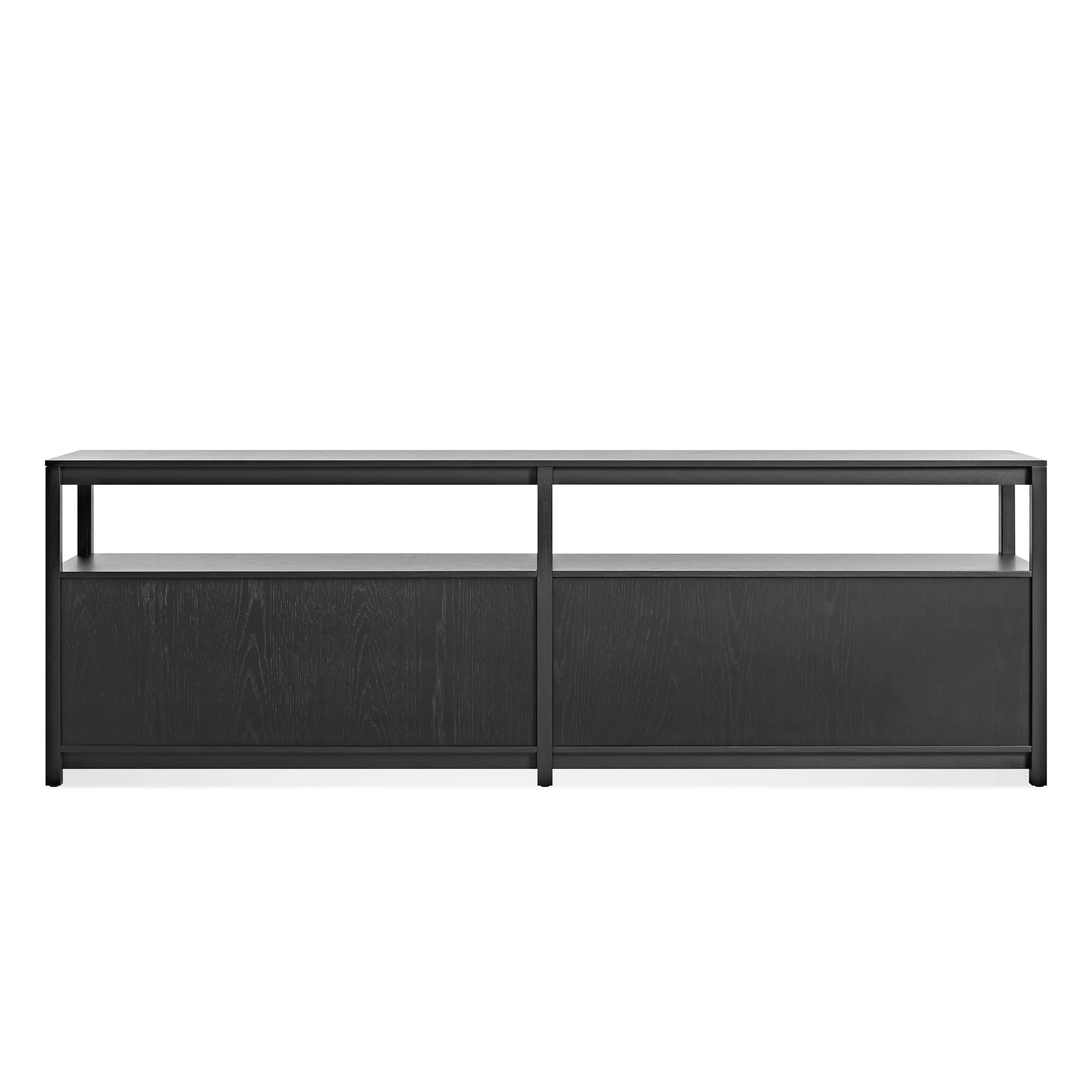 Open Plan Long and Low Bookcase | Blu Dot