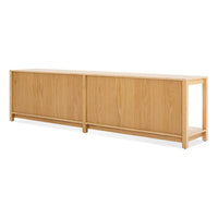 Open Plan Bench in White Oak - Angle 6