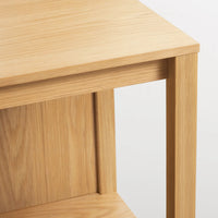 Open Plan Bench in White Oak - Angle 8