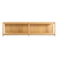 Open Plan Bench in White Oak - Angle 1