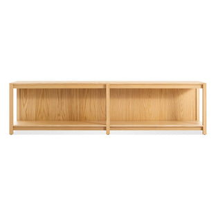 Open Plan Bench in White Oak - Angle 1
