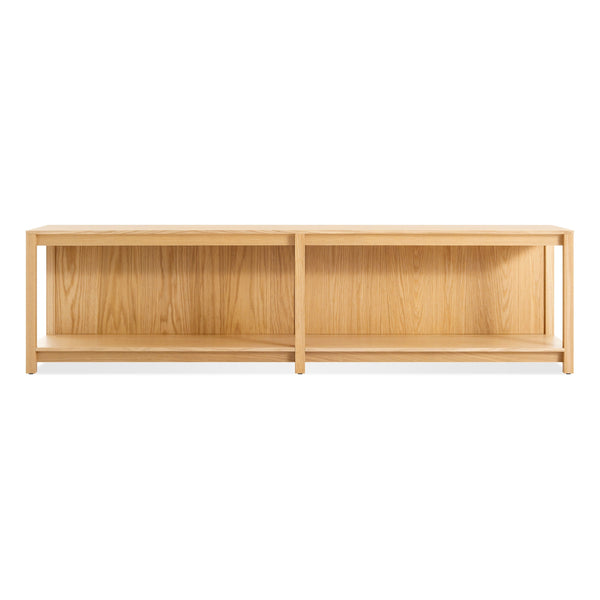 Open Plan Bench in White Oak - Angle 1