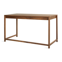 Open Plan Large Desk in Walnut - Angle 9