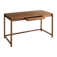 Open Plan Large Desk in Walnut - Angle 6