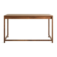 Open Plan Large Desk in Walnut - Angle 10