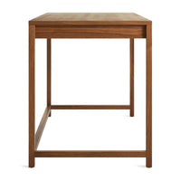 Open Plan Large Desk in Walnut - Angle 7
