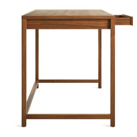 Open Plan Large Desk in Walnut - Angle 8