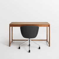 Open Plan Large Desk in Walnut - Angle 11