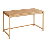 Open Plan Large Desk in White Oak - Angle 4
