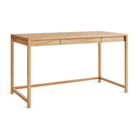 Open Plan Large Desk in White Oak - Angle 3
