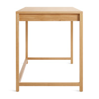 Open Plan Large Desk in White Oak - Angle 7