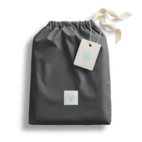 Blu Dot Percale Duvet Set in Charcoal - Angle 10