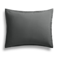 Blu Dot Percale Duvet Set in Charcoal - Angle 2