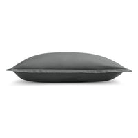 Blu Dot Percale Duvet Set in Charcoal - Angle 4