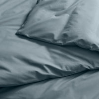 Blu Dot Percale Duvet Set in Grey Blue - Angle 7