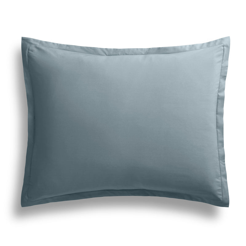 Blu Dot Percale Duvet Set in Grey Blue