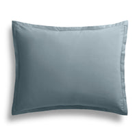 Blu Dot Percale Duvet Set in Grey Blue - Angle 2