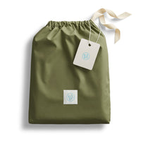 Blu Dot Percale Duvet Set in Loden Green - Angle 10