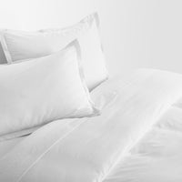 Blu Dot Percale Duvet Set in White - Angle 5