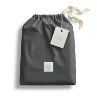 Blu Dot Percale Sheet Set in Charcoal - Angle 11