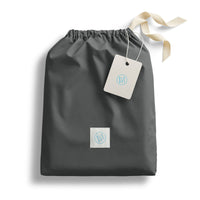 Blu Dot Percale Sheet Set in Charcoal - Angle 11