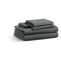 Blu Dot Percale Sheet Set in Charcoal - Angle 1