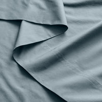Blu Dot Percale Sheet Set in Grey Blue - Angle 9