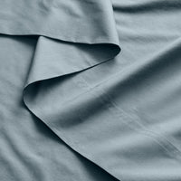 Blu Dot Percale Sheet Set in Grey Blue - Angle 9