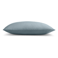 Blu Dot Percale Sheet Set in Grey Blue - Angle 6
