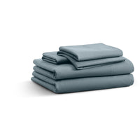 Blu Dot Percale Sheet Set in Grey Blue - Angle 1