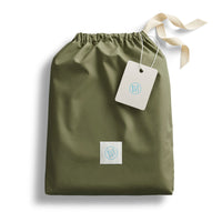 Blu Dot Percale Sheet Set in Loden Green - Angle 11