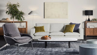 Field Lounge Chair in Tait Blush - Angle 4