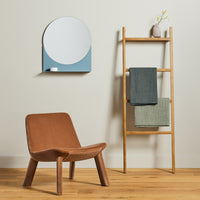 Neat Lounge Chair in Ablin Velvet - Angle 10