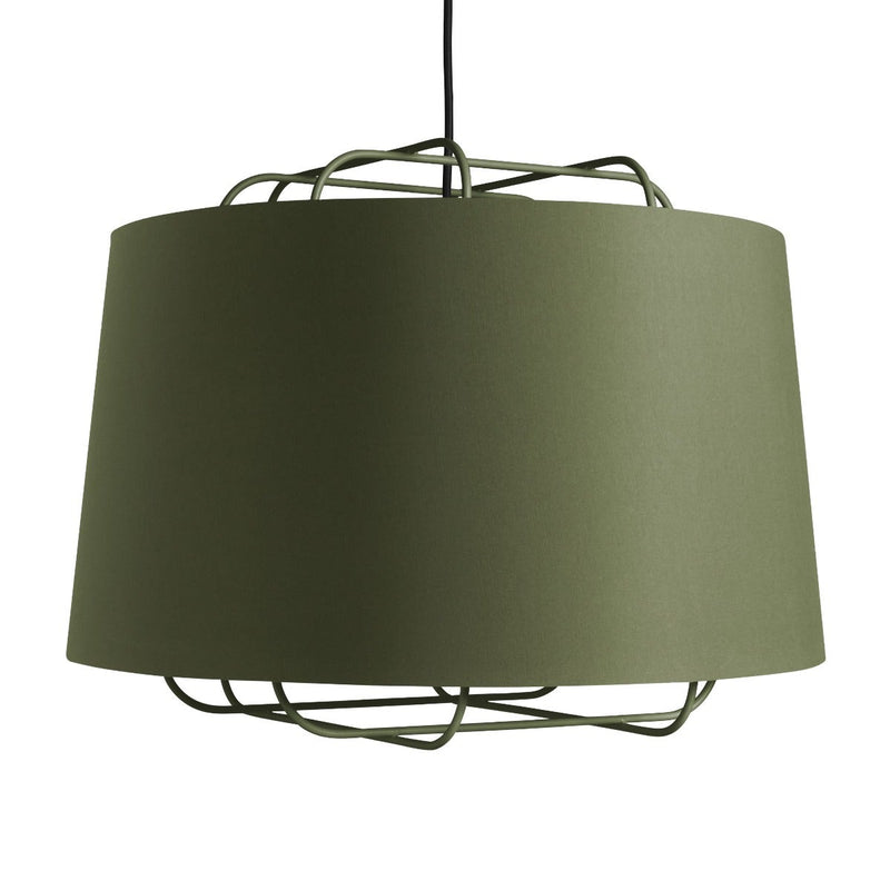 Perimeter Large Pendant Light en Olive