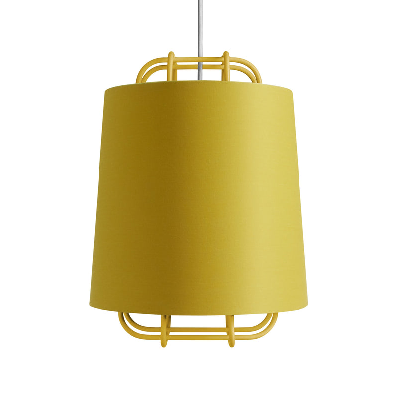 Perimeter Small Pendant Light in Ochre - Angle 1