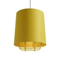 Perimeter Small Pendant Light in Ochre - Angle 4