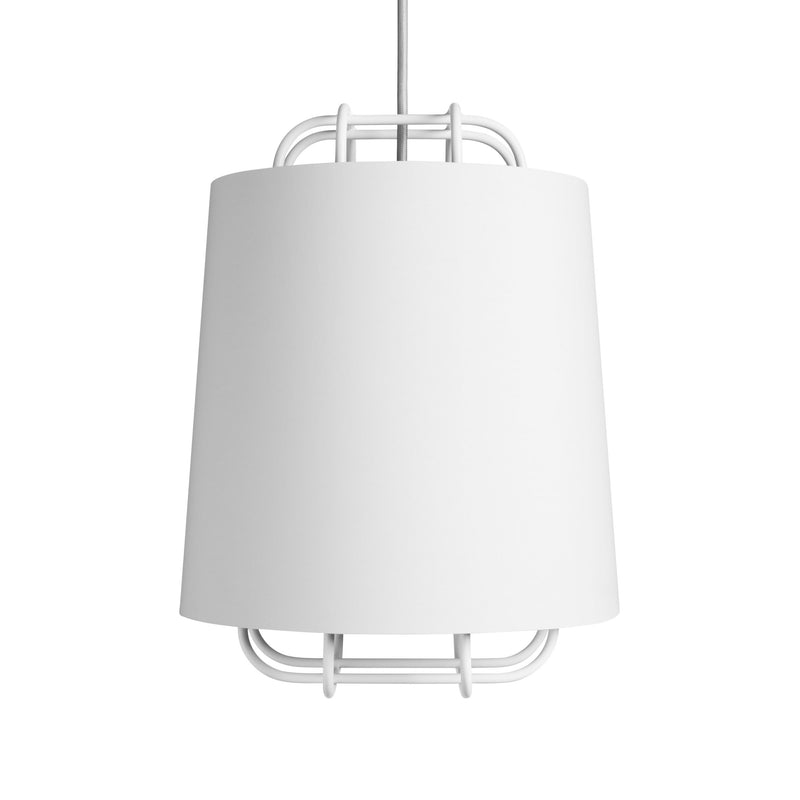 Perimeter Small Pendant Light in White
