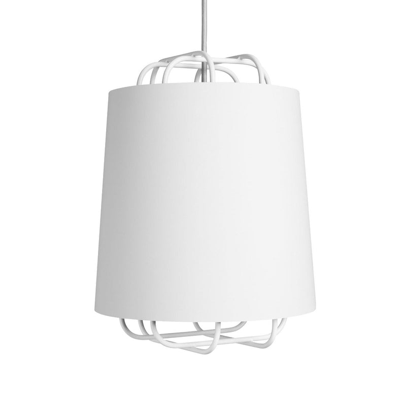 Perimeter Small Pendant Light in White