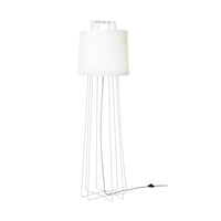 Perimeter Floor Lamp in White - Angle 1