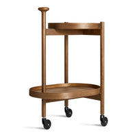 Pose Bar Cart in Walnut - Angle 5