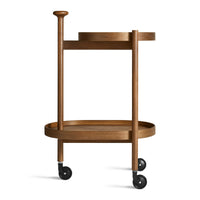 Pose Bar Cart in Walnut - Angle 1