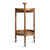 Pose Bar Cart in Walnut - Angle 6