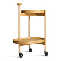 Pose Bar Cart in White Oak - Angle 5