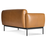 Puff Puff Studio Sofa en Canyon Leather - ángulo 4