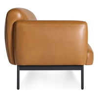 Puff Puff Studio Sofa en Canyon Leather - ángulo 3