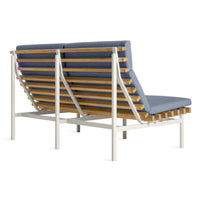 Perch Outdoor 2 Seat Sofa in Sunbrella Haze - Angle 5