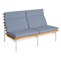 Perch Outdoor 2 Seat Sofa in Sunbrella Haze - Angle 3