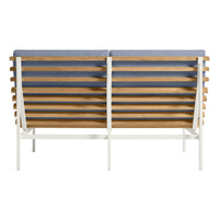 Perch Outdoor 2 Seat Sofa in Sunbrella Haze - Angle 6