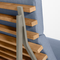 Perch Outdoor 3 Seat Sofa in Sunbrella Haze - Angle 8